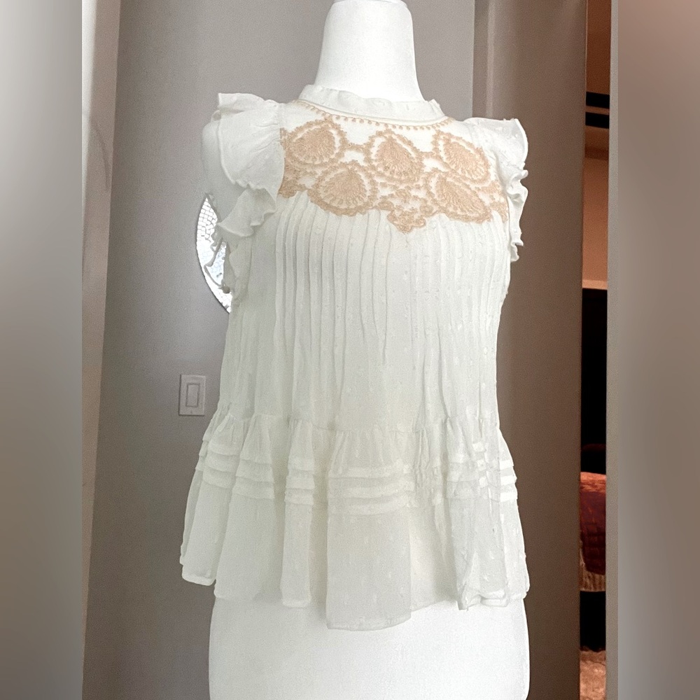 Free People babydoll top, XS